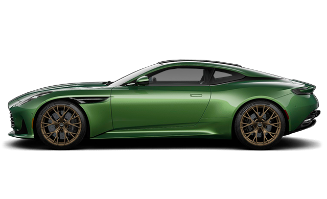 Aston Martin DB12 verde laterale
