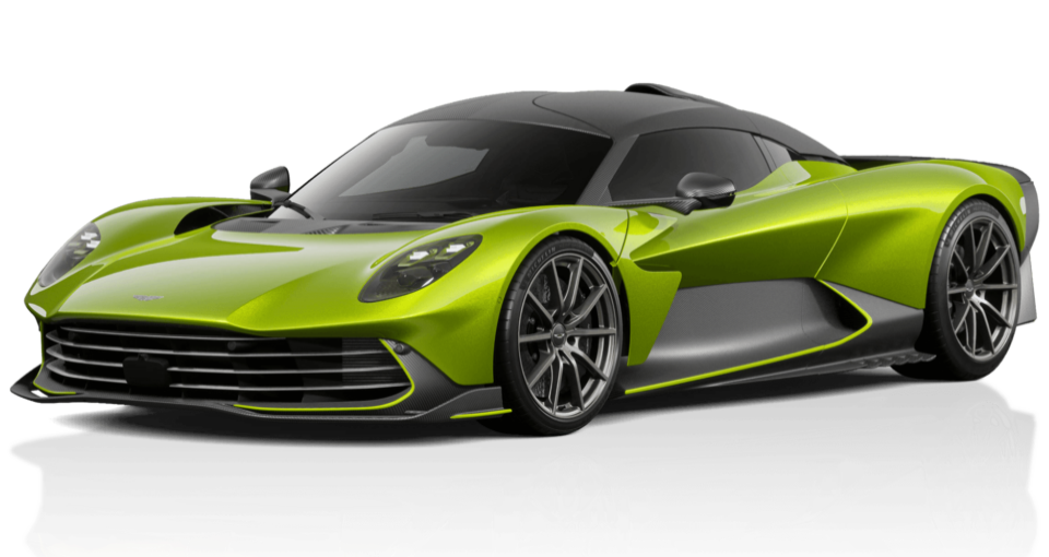 Aston Martin Valhalla con senza sfondo
